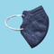 Mascherine Chirurgiche Colorate "Light Mask" DM tipo II (CE) - Made in Italy 5pz (€0,40/pz) Mascherine Mustang Healthy Division Blu Navy/Bianco 