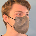 Mascherine Chirurgiche Colorate "Light Mask" DM tipo II (CE) - Made in Italy 5pz (€0,40/pz) Mascherine Mustang Healthy Division Grigio/Nero 