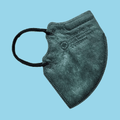 Mascherine Chirurgiche Colorate "Light Mask" DM tipo II (CE) - Made in Italy 5pz (€0,40/pz) Mascherine Mustang Healthy Division Verdone/Nero 