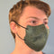Mascherine Chirurgiche Colorate "Light Mask" DM tipo II (CE) - Made in Italy 5pz (€0,40/pz) Mascherine Mustang Healthy Division Verdone/Nero 