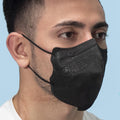 Mascherine Chirurgiche Colorate 5 pz "Light Mask" DM tipo II (CE) - Made in Italy Mustang Healthy Division Nero